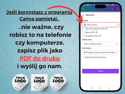 Plik do druku canva
